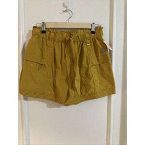 Free People NWT FP Movement Small In The Wild Skort Ember Glow Yellow Skirt